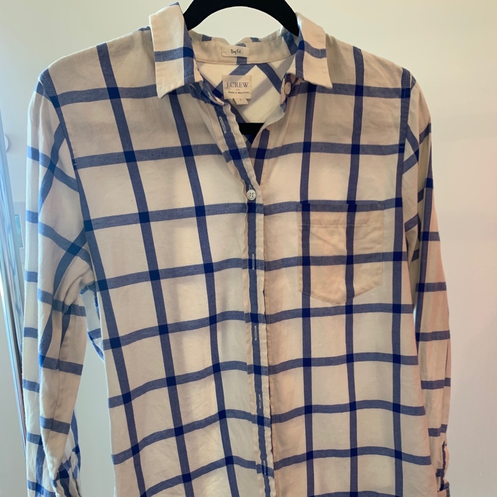 JCREW Boy Fit Flannel